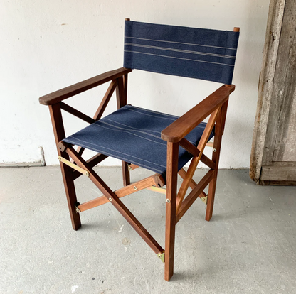 Director's Chair Synthetic Sling - Hardwood