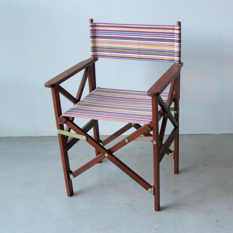 Director Chair Hardwood Synthetic Tom Multi
