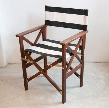 Director's Chair Synthetic Sling - Hardwood