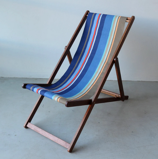 Deckchair Hardwood Cotton Collioure Roy