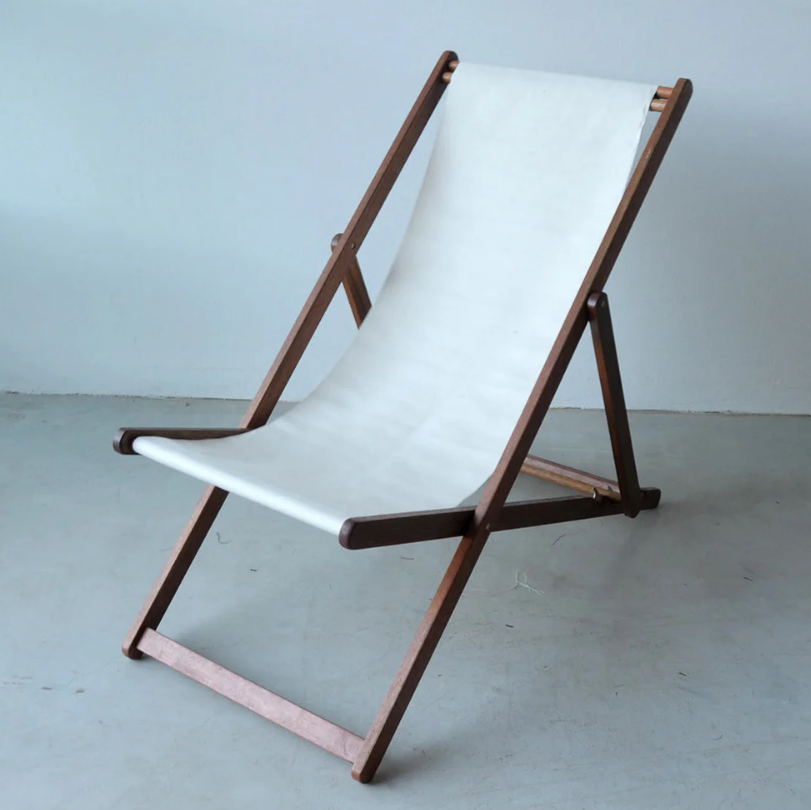 Deckchairs Cotton Sling - Hardwood