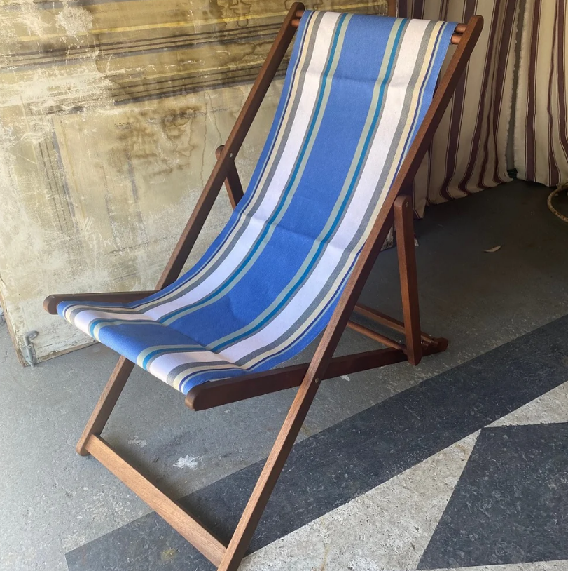Deckchairs Cotton Sling - Hardwood