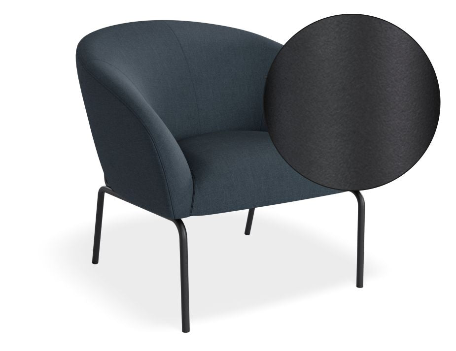 Solace Lounge Chair - Midnight Blue