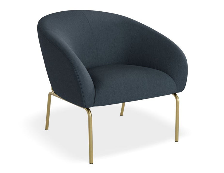 Solace Lounge Chair - Midnight Blue