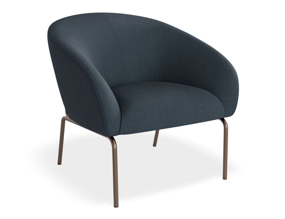 Solace Lounge Chair - Midnight Blue