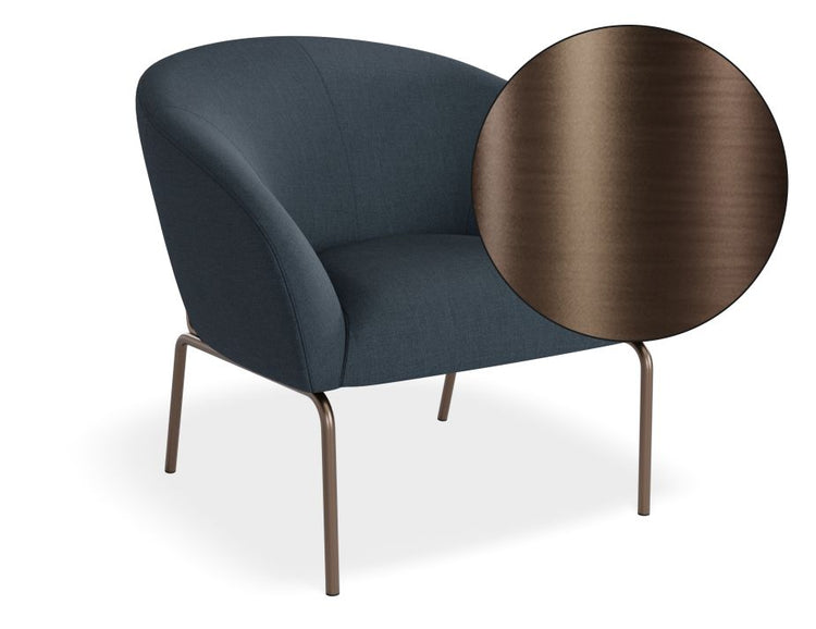 Solace Lounge Chair - Midnight Blue