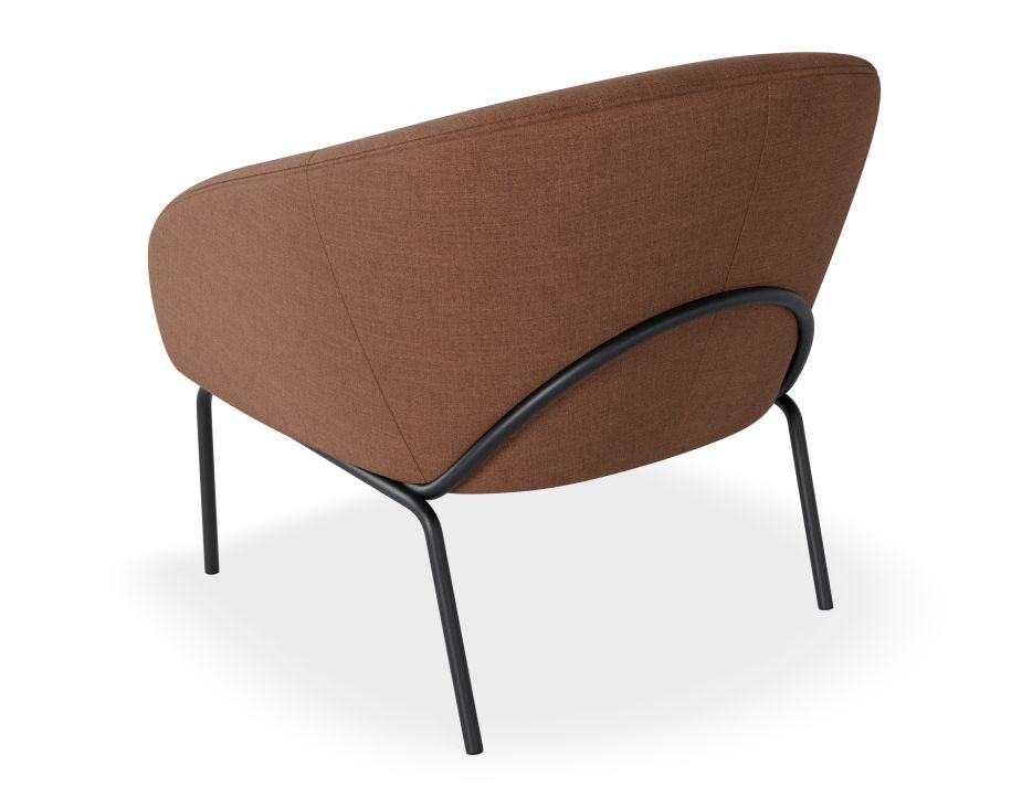 Solace Lounge Chair - Terracotta Rust