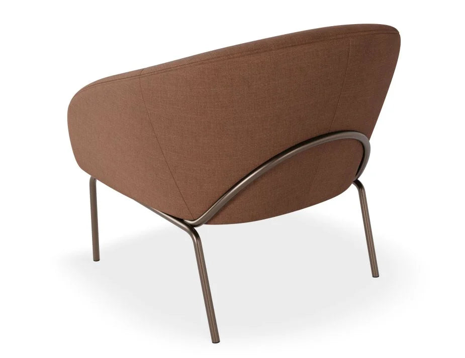 Solace Lounge Chair - Terracotta Rust