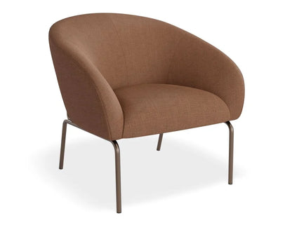 Solace Lounge Chair - Terracotta Rust