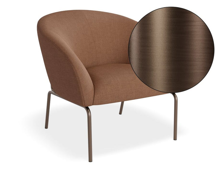 Solace Lounge Chair - Terracotta Rust