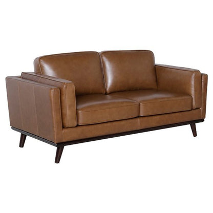 Hereford 2 Seater Genuine Leather Sofa - Scotch