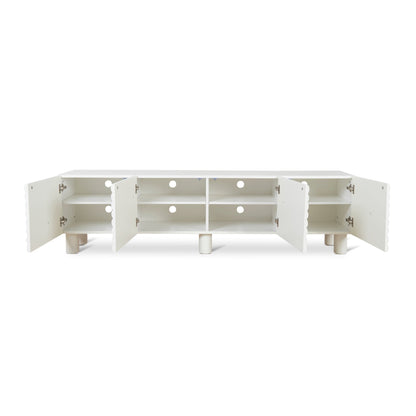 2m TV Entertainment Unit - White