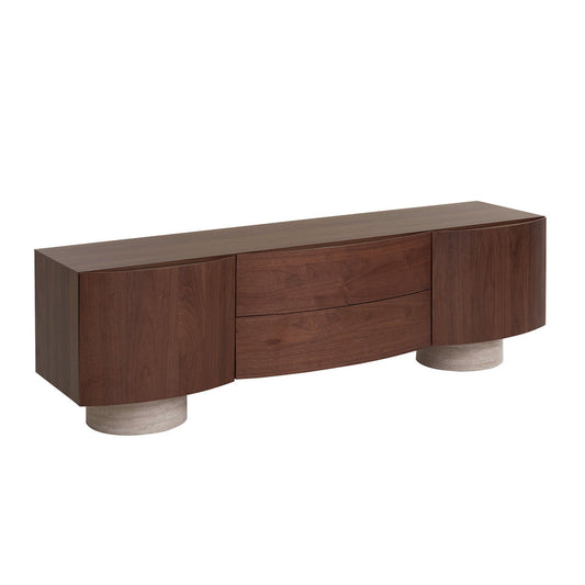 TV Entertainment Unit - Walnut