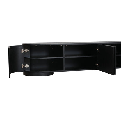 CTV10277-DW 2.2m TV Entertainment Unit - Full Black