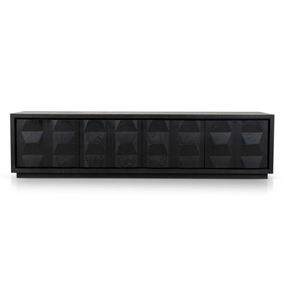 CTV10465-NI 2.2m TV Entertainment Unit - Full Black