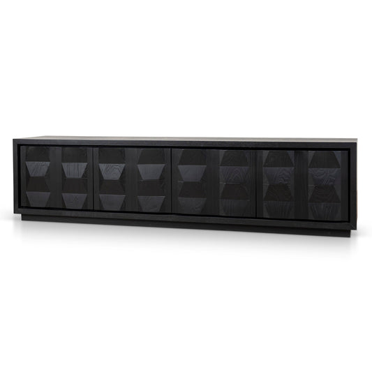 CTV10465-NI 2.2m TV Entertainment Unit - Full Black