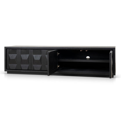 CTV10465-NI 2.2m TV Entertainment Unit - Full Black