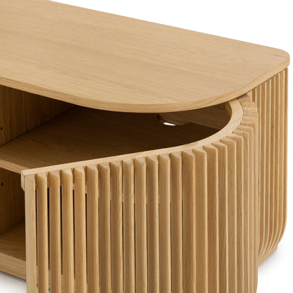 CTV10686-CU 2.15m TV Entertainment Unit - Natural