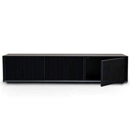 2m Entertainment TV Unit - Black Veneer
