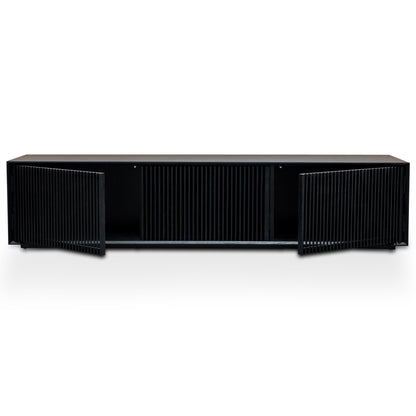 2m Entertainment TV Unit - Black Veneer