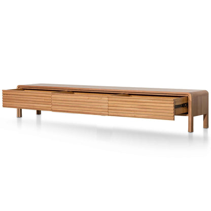 2.2m TV Entertainment Unit - Messmate