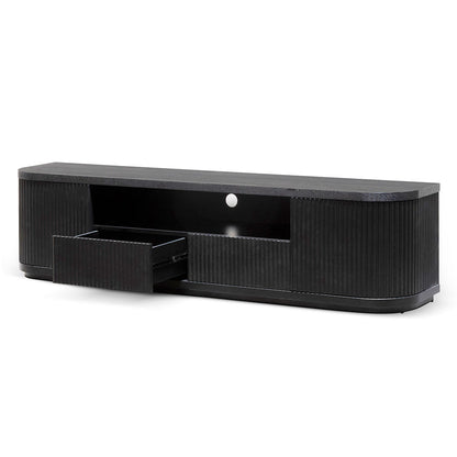 CTV6980-DW 2m Veneer Top Entertainment TV Unit - Full Black