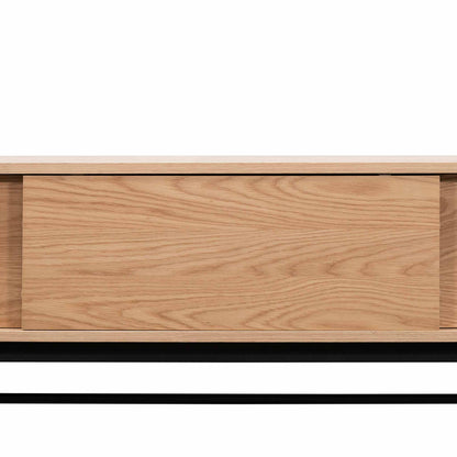 2.1m Wooden aEntertainment TV Unit - Natural