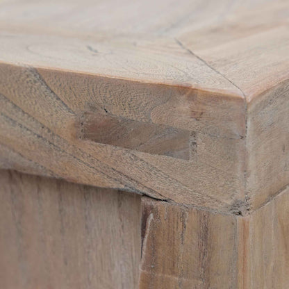 CTV6700 2m TV Entertainment Unit - Natural with Rattan Doors