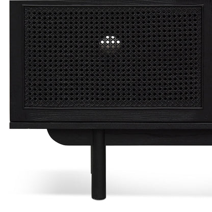 1.7m ELM TV Entertainment Unit - Full Black