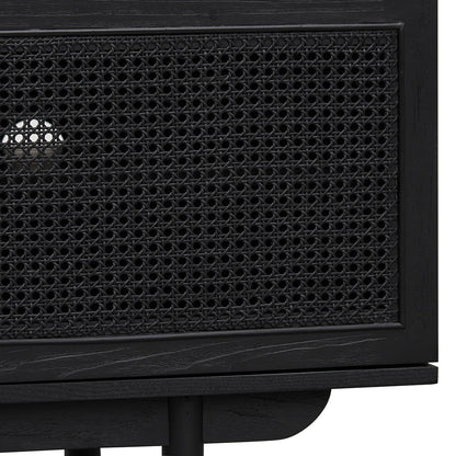 1.7m ELM TV Entertainment Unit - Full Black