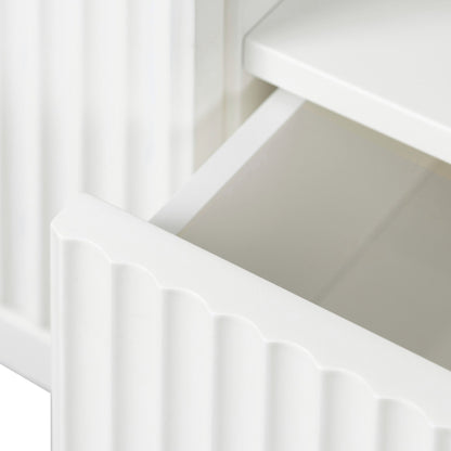 CTV8207-DW 2m Veneer Top Entertainment TV Unit - Two Tone White