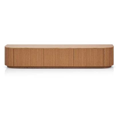 2.4m TV Entertainment Unit - Natural Oak