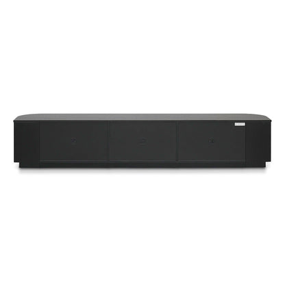 2.4m TV Unit - Full Black Oak