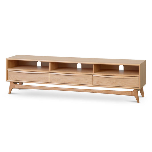 1.8m TV Entertainment Unit - Natural Oak