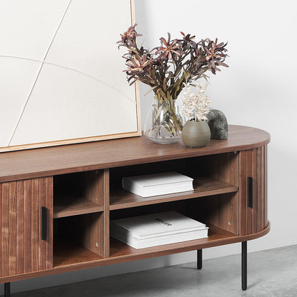 2m TV Entertainment Unit - Walnut
