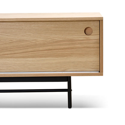 160cm Wooden TV Entertainment Unit - Natural