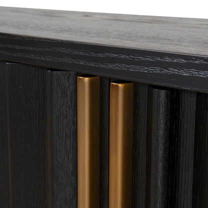 CTV8700-VA 2m TV Entertainment Unit - Textured Espresso Black