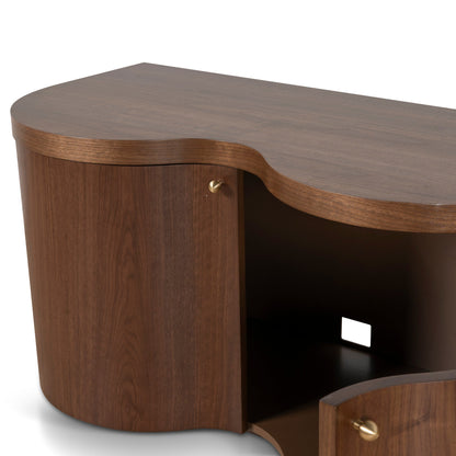 2.15m TV Entertainment Unit - Light Walnut