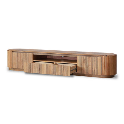2.4m TV Entertainment Unit - Natural