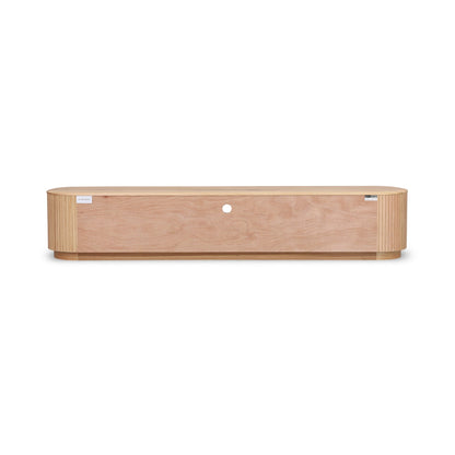 2.4m TV Entertainment Unit – Natural Ash