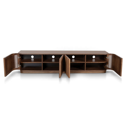 2m TV Entertainment Unit - Walnut
