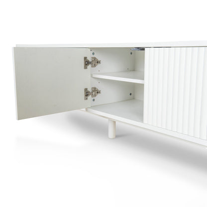 2m TV Entertainment Unit - White Oak