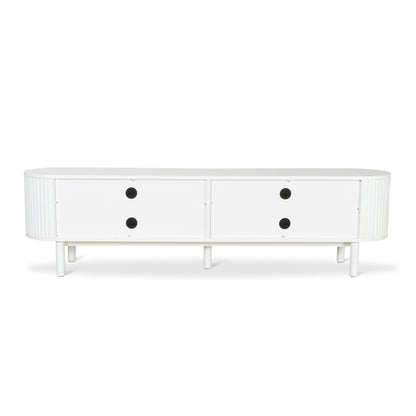 2m TV Entertainment Unit - White Oak