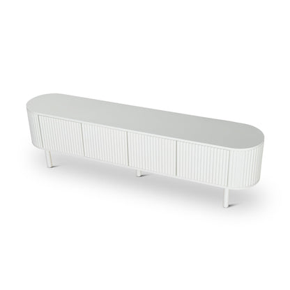 2m TV Entertainment Unit - White Oak