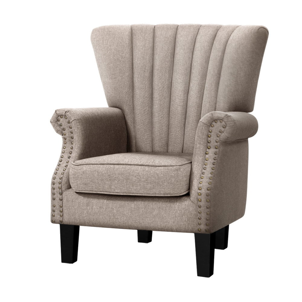 Artiss Armchair - Beige