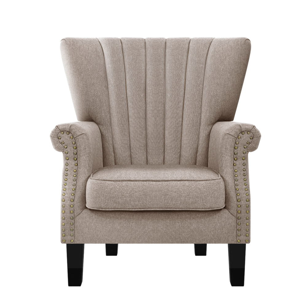 Artiss Armchair - Beige