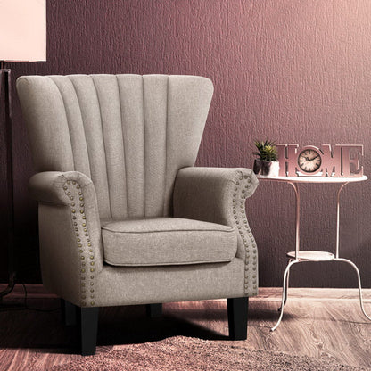 Artiss Armchair - Beige