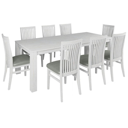 Francia Table with 8 Dining Chairs
