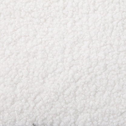 Boucle - teddy Sherpa Fabric Bliss Armrest Dining Chair Ensemble