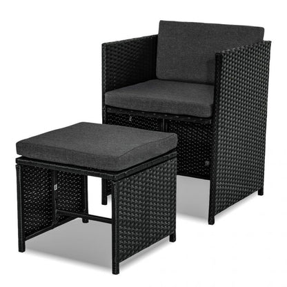 Horrocks 8 Seater Outdoor Dining Set â€“ Black